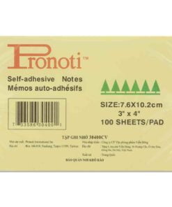 Giấy note vàng 3x4 Pronoti