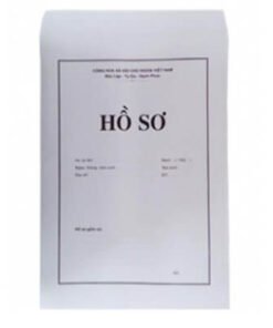 Bìa hồ sơ xin việc trắng F4 100 gsm