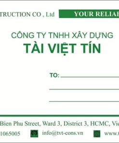 Bao thư 12x22 80gsm in logo