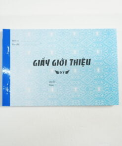 Giấy giới thiệu 1 liên 13x19cm