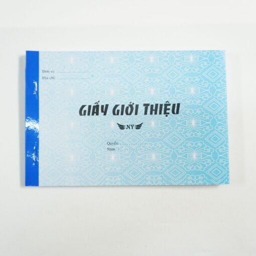 Giấy giới thiệu 1 liên 13x19cm