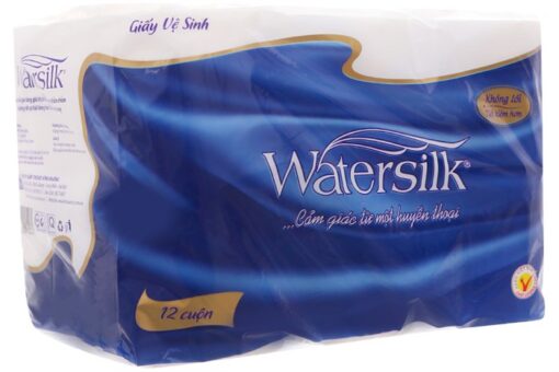 Giấy vệ sinh Watersilk lốc 12