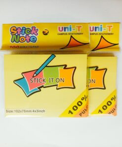 Giấy note vàng 3x4 uni - T