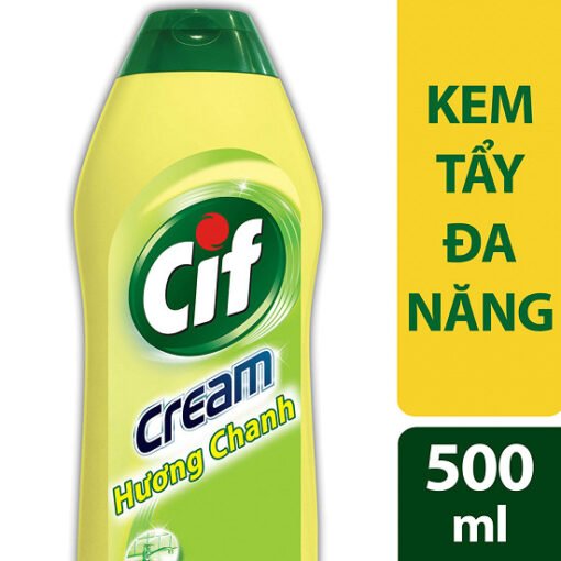 Kem Tẩy Đa Năng Cif Hương Chanh 500ml