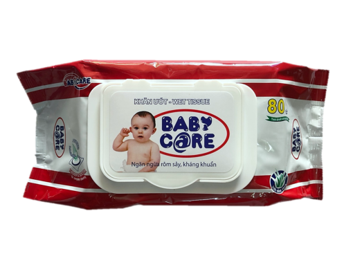 Khăn giấy ướt Baby Care 80 tờ