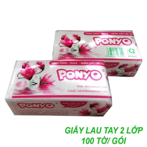 Khăn giấy lau tay Ponyo